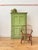 Green Georgian Green Larder Cupboard For Sale - Image 8 of 8