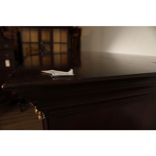 Henkel Harris Georgian Style Mahogany Tall Chest For Sale - Image 15 of 18