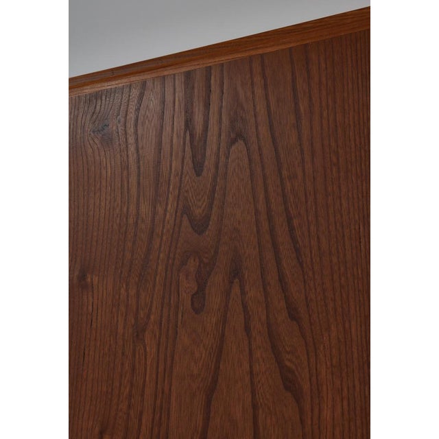 Brown Danish Modern Cabinet in Elm and Pinewood attributed to Børge Mogensen for FDB, 1940s, Set of 2 For Sale - Image 8 of 18