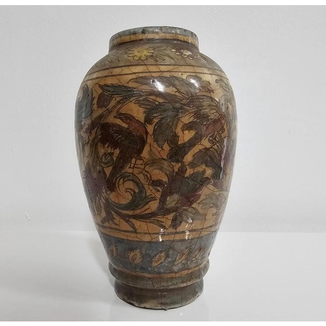 Qajar-Dynasty Pottery Vases, 1900s, Set of 5 For Sale - Image 17 of 18