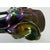 1900s Austrian Art Nouveau Heliosine Iridescent Iris Ceramic Vase by Karl Rudolf Ditmar For Sale - Image 9 of 13