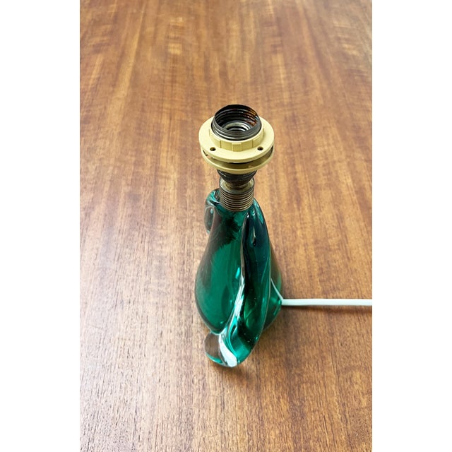 Mid-Century Modern Italian Murano Glass Table Lamp, 1950s For Sale - Image 5 of 18