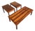 Mid Century Danish Rosewood Coffee and Two Side Tables Set For Sale