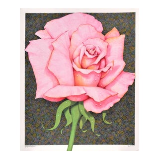 Vintage Rose Illustration -- "Georgia on My Mind" by Ben Black For Sale