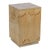 Lolita Burl Wood Veneer Stool / Table, Square For Sale