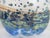 Donald Carlson Pacific Nw Blue Green Studio Art Glass Spherical Vase For Sale - Image 4 of 10
