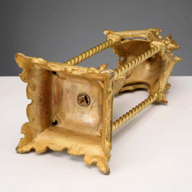 Infant Jesus of Prague and Temple in Gilt Metal For Sale - Image 9 of 10