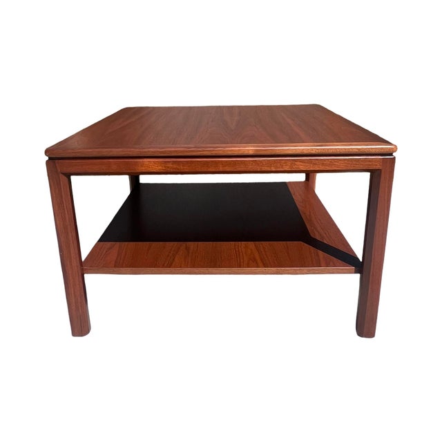 Motif Design Inc Vintage 1960s Mid Century Modern Motif Inc Walnut Coffee Table Restored For Sale - Image 4 of 11