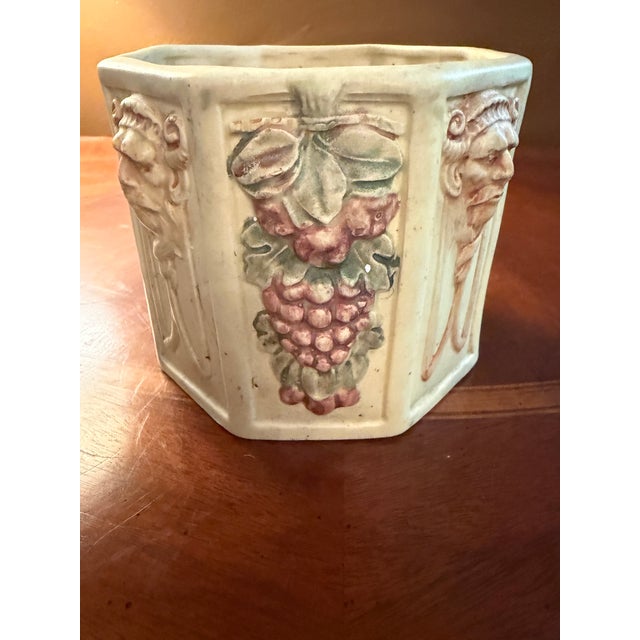 Art Deco Antique Weller "Roma" Octagonal Planter / Jardiniere ca.1910 For Sale - Image 3 of 8