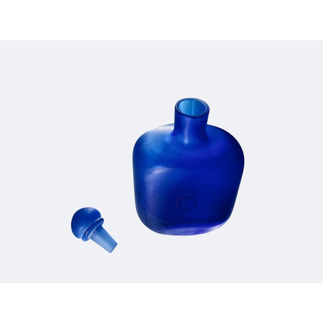 Venini Velati Murano Glass Bottle by Paolo Venini for Venini For Sale - Image 4 of 6