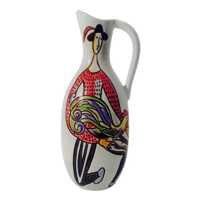 Mid Century Modern Rorstrand Carl Harry Stalhane Ceramic Vase For Sale