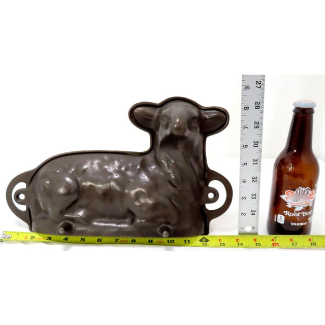 Antique American Cast Iron Lamb Cake Mold by Wagner Chairish