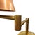 1920s Art Deco Copper & Brass Machine Age Swing-Arm Reading Table Lamp For Sale In Los Angeles - Image 6 of 8
