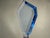 Early 20th Century Art Deco Czech Crystal Perfume Bottle with Blue Stopper For Sale - Image 5 of 10