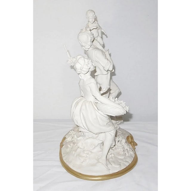 Capodimonte Biscuit Figures from Villari, 20th-century For Sale - Image 16 of 18