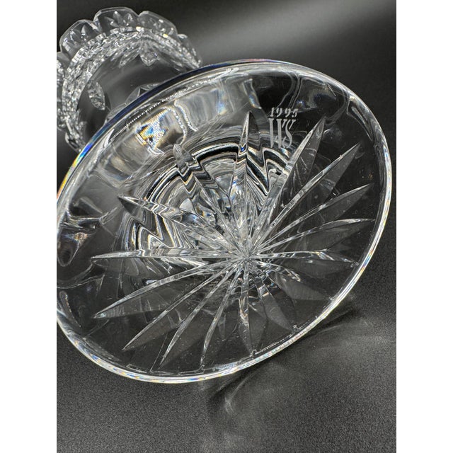 Traditional Waterford Society 1995 Crystal Vase "Penrose Vase" For Sale - Image 3 of 6