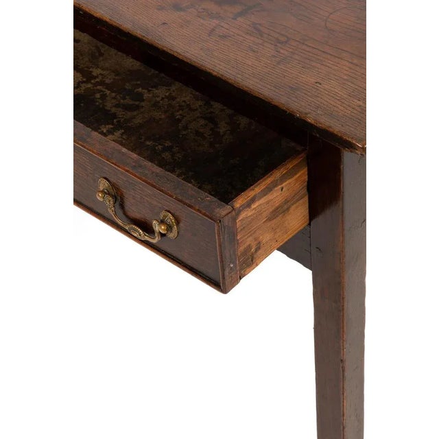 Wood Antique Side Table in Oak, 1730s For Sale - Image 7 of 9
