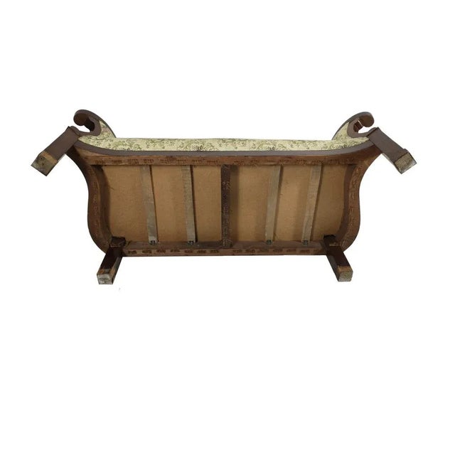 Biedermeier Walnut Veneer Sofa For Sale - Image 9 of 12