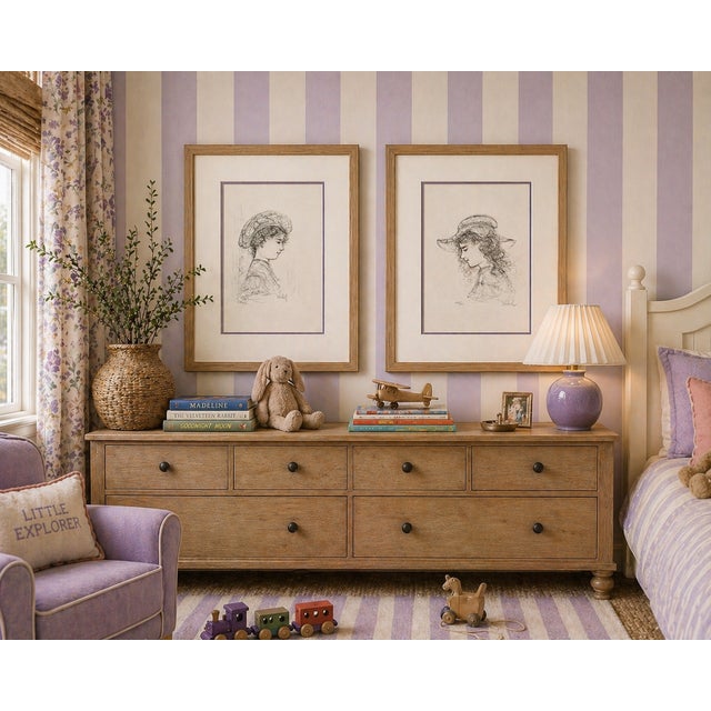 Edna Hibel "Elisabet" - 230/315 - Signed Lithographs - 10 1/4 X 16- Child Portrait Offered is "Elisabet," signed stone...