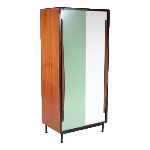 Vintage Wardrobe by Willy Van Der Meeren for Tubax, Belgium, 1952 For Sale
