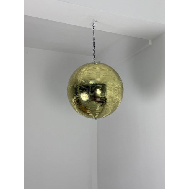 1980s Large Yellow Sphere Disco Ball, 1980s For Sale - Image 5 of 9