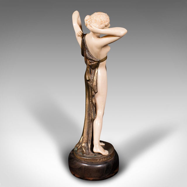 1930's Pair of Vintage Art Deco Figures For Sale - Image 4 of 12