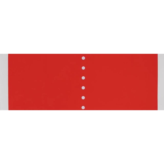 Lucio Fontana, Concetto Spaziale Rosso, Original Silkscreen Poster For Sale - Image 5 of 6