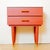 Mid-century nightstands from the 1960s, restored and refinished in pink colour. The tops of the nightstands have been...