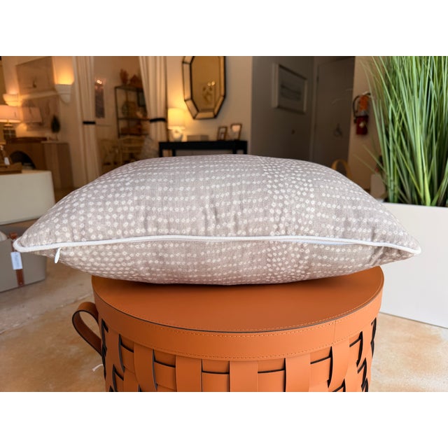 Bring subtle texture and timeless style to your home with this contemporary transitional accent pillow. Featuring a soft...