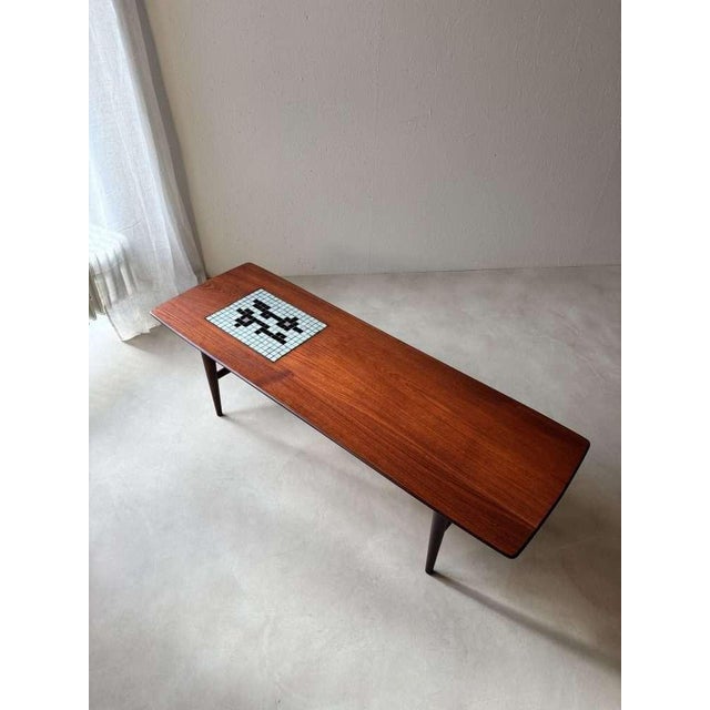 Vintage Model 9 Coffee Table by Louis Van Teeffelen for Wébé For Sale - Image 4 of 15
