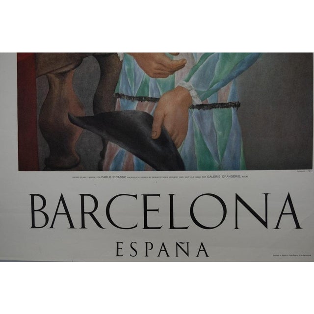 Arlequin Poster after Pablo Picasso For Sale - Image 6 of 7