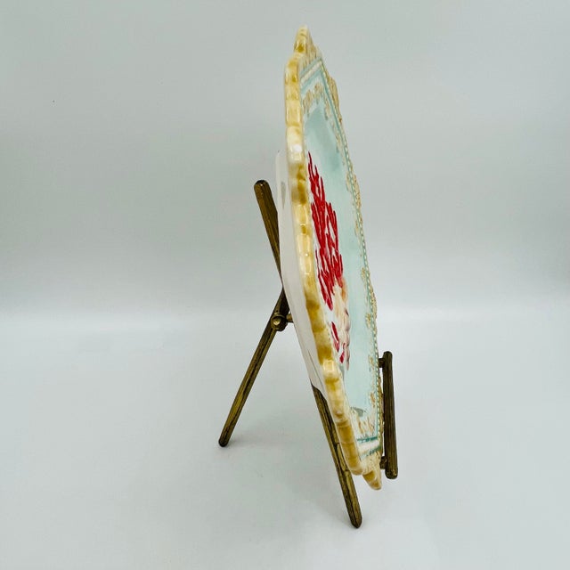Vintage Zrike Baroque Coastal Shell and Coral Plates by Lisa Levy – Set of 2 For Sale - Image 9 of 13