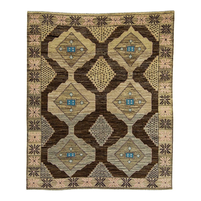 Oushak Rug 8'1" x 9'9" For Sale