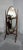 Mahogany Oval Cheval Mirror, 1900s For Sale - Image 4 of 7
