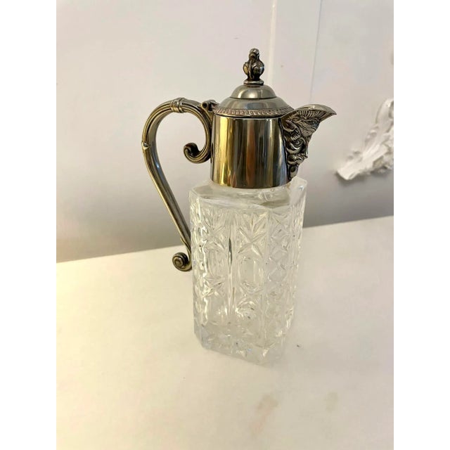 Antique Edwardian Square Claret Jug, 1900s For Sale - Image 7 of 7