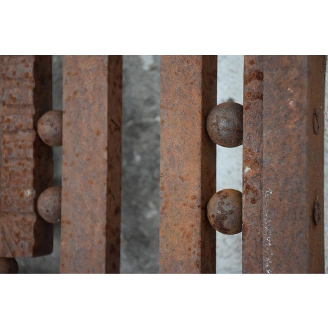 Metal and Bronze Ironwork Entrance Door by Charles Piguet Lyon, 1919 For Sale - Image 18 of 18