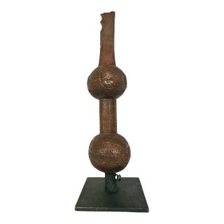 Antique Baule African Wood Blade Handle For Sale