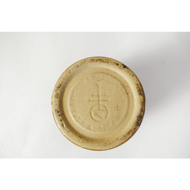 Vintage Roycroft Pottery Glazed Stoneware Little Brown Jug East Aurora Ny 1920s For Sale - Image 9 of 10