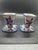 English Vintage Delft Blue. DBL Candlesticks (Pair) For Sale - Image 3 of 5
