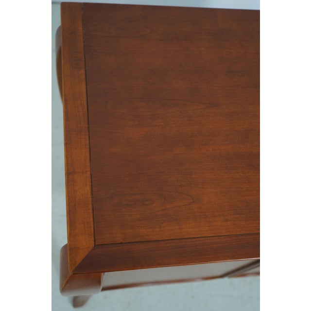 Pair of Hickory White Italian Style Console Nightstand Cabinets For Sale - Image 15 of 17