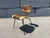 1950s Early Eames style DCM Dining Chair With Original Hair on Hide Upholstery, Cowhide For Sale - Image 9 of 16