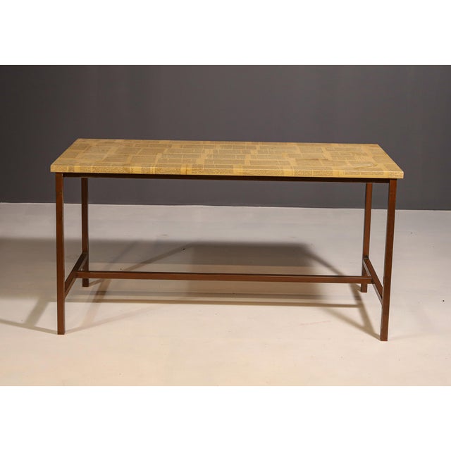 Vintage Industrial Eastern Bloc Kitchen Table, Czechoslovakia, 1950s, in Good conditions. Designed 1950 to 1959