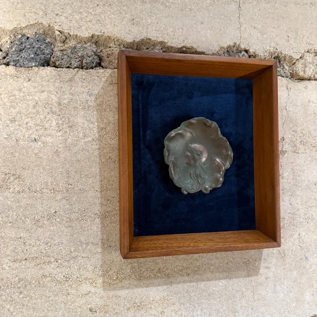 Art Deco Fair Maiden Copper Plate Signed April 4 1906 For Sale - Image 10 of 16