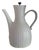 Vintage Ernest Sohn Creation Cream Ribbed Coffee Tea Pot With Locking Lid For Sale
