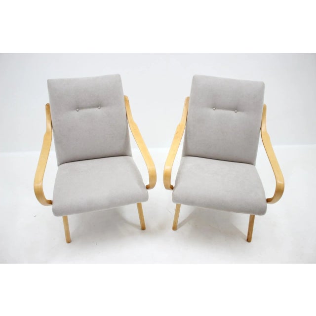 Set of Armchairs by Jaroslav Smidek for Ton, 1960s For Sale - Image 6 of 9