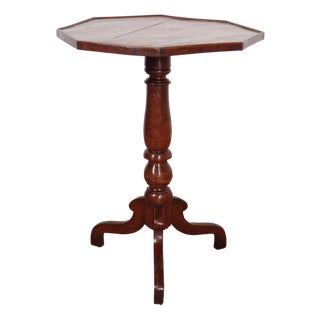 Vintage English Occasional Lamp Table For Sale
