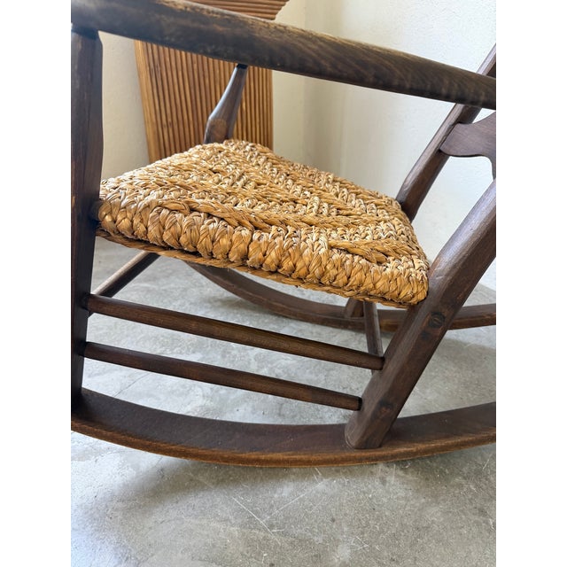 Antique French Rocking Chair, 1900s For Sale - Image 10 of 18
