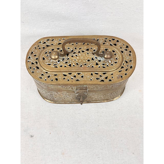 Vintage Brass Cricket Box For Sale In New Orleans - Image 6 of 8