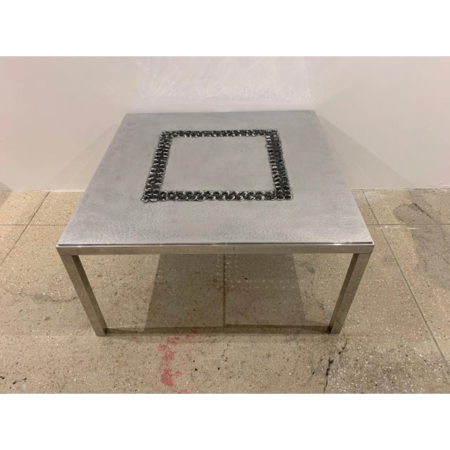 1970s Willy Luckyx Aluclair Belgian Coffee Table For Sale - Image 4 of 13