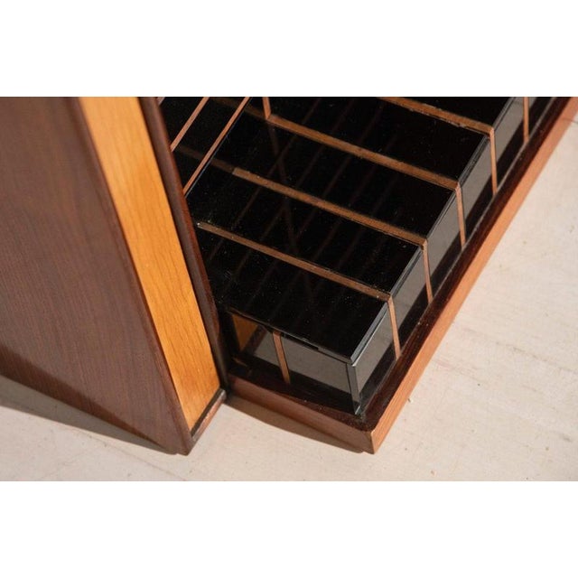 Vintage Bar Fixture with Illuminated Mirror by Brusotti, 1940s For Sale - Image 6 of 16